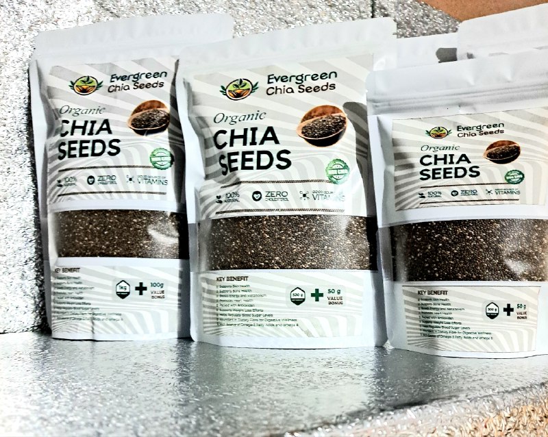 **EverGreen organic chia seeds ***™️*****