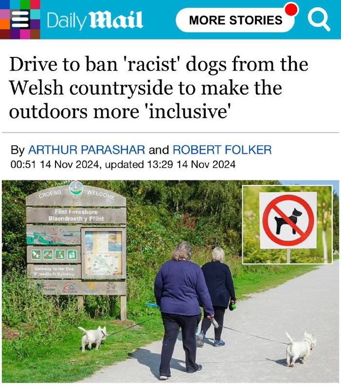 Racist dogs.