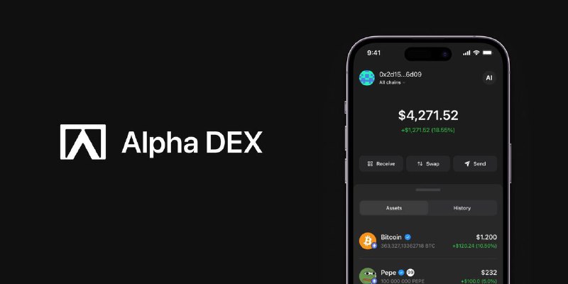 [**Alpha Dex**](https://t.me/alpha_web3_bot?start=x2GDrfXR) - это биржа внутри …