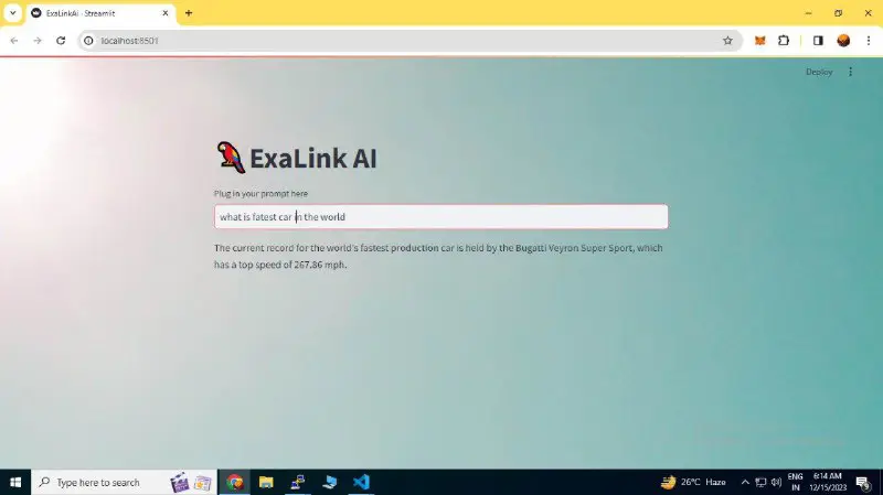 New utility for EXA AI Live …
