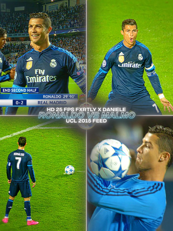 **Ronaldo vs Malmo 2015 UCL Feed …