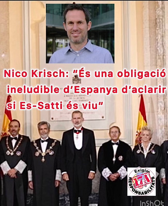 Krisch, catedràtic de dret internacional acaba …