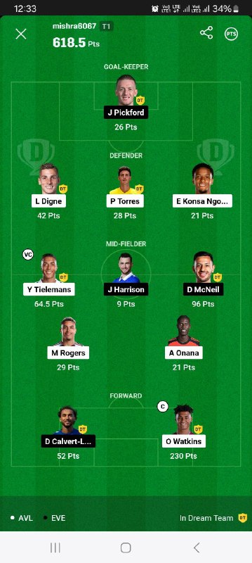 Fantasy mini gl expert @sonu..⚽️🏀🏏