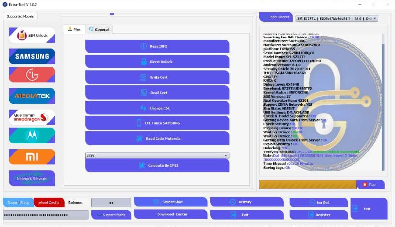 Sim-unlock SAMSUNG j7 SM-S737TL [1 credit]