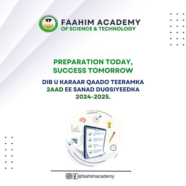 FAAHIM ACADEMY OF SCIENCE AND TECHNOLOGY