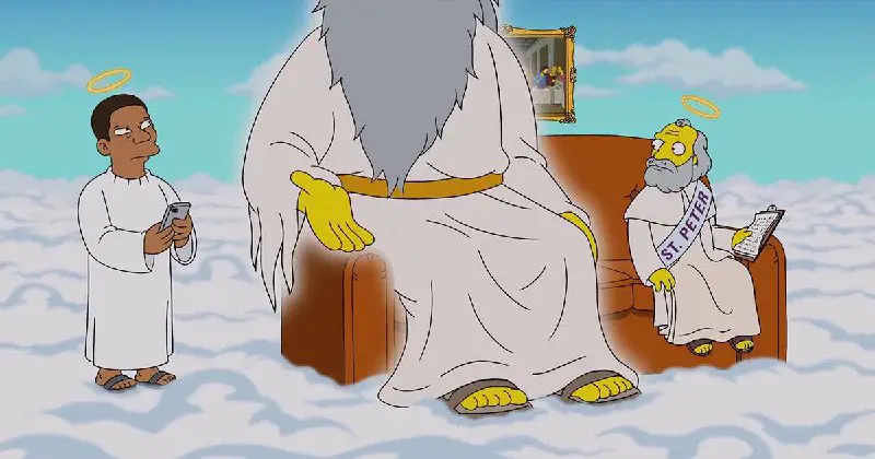 Бог — единственный персонаж мультсериала «Симпсоны», …