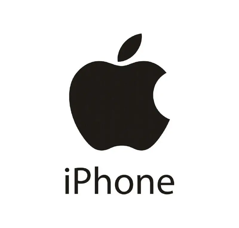 ***📱*** **iPhone логотипидаги тишланган олма**