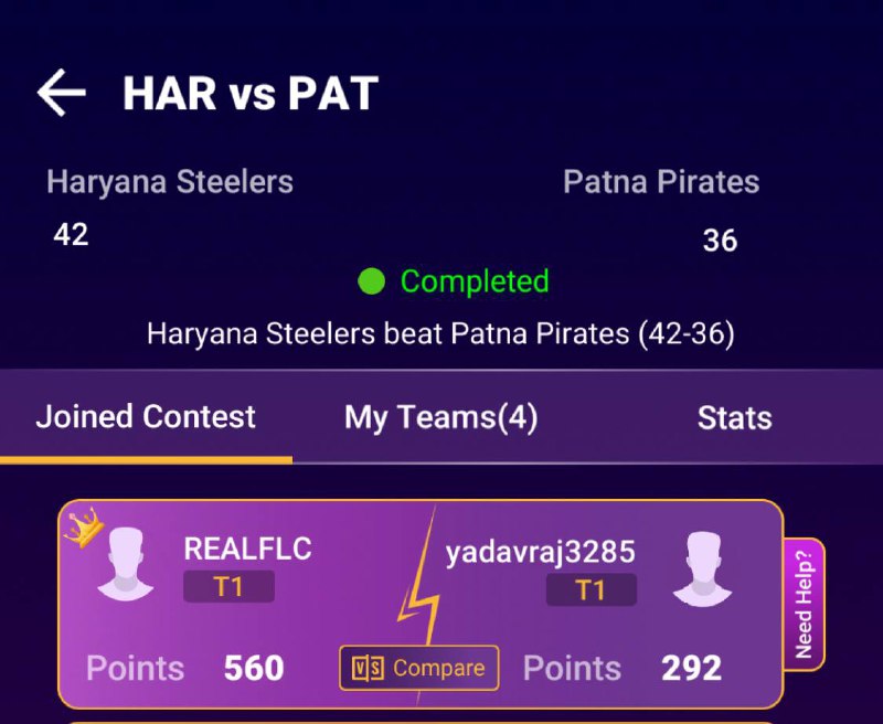 **Winning Fantasy Yatra**