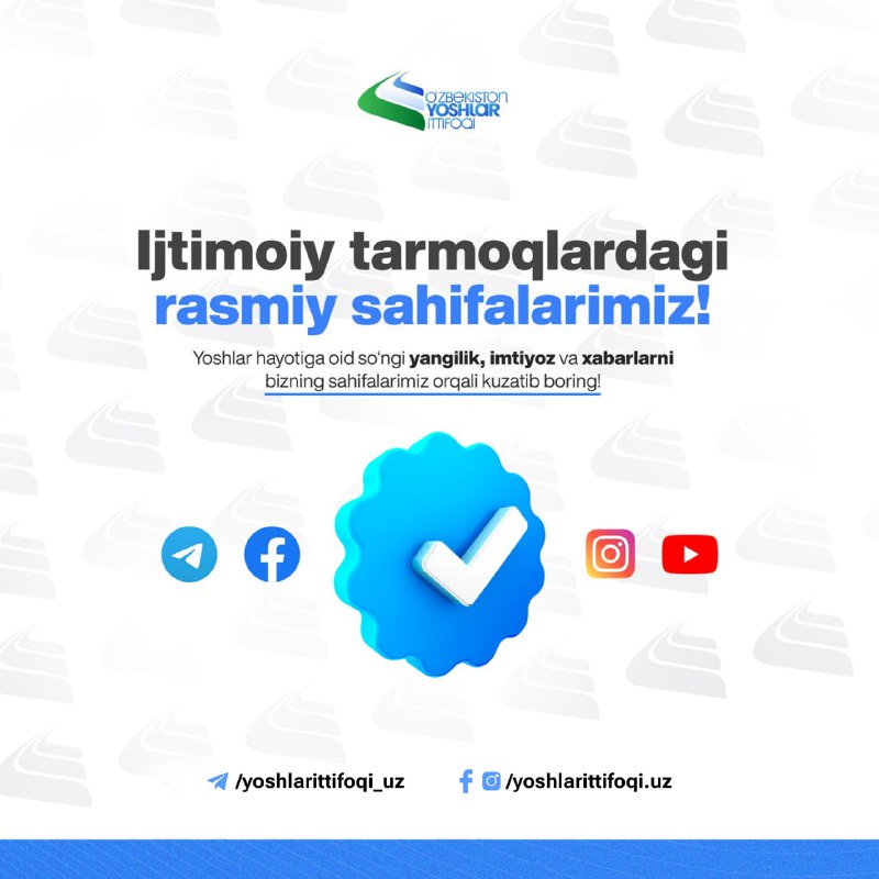 ***🗣*** **Bizni ijtimoiy tarmoqlar orqali kuzatib …