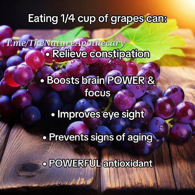 Grapes, powerful antioxidant