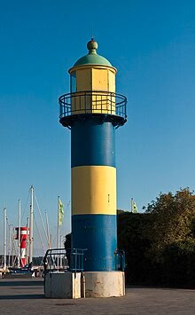 Farol desativado de Eckernförde, Alemanha.