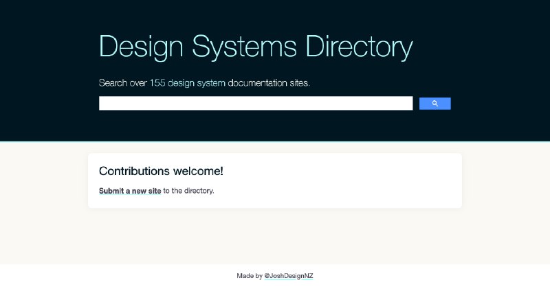 [Design Systems Directory](https://designsystems.directory/)