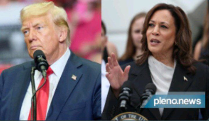 Donald Trump cresce, e Kamala Harris …