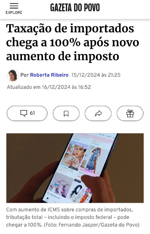 Achou que não ia ter aumento …