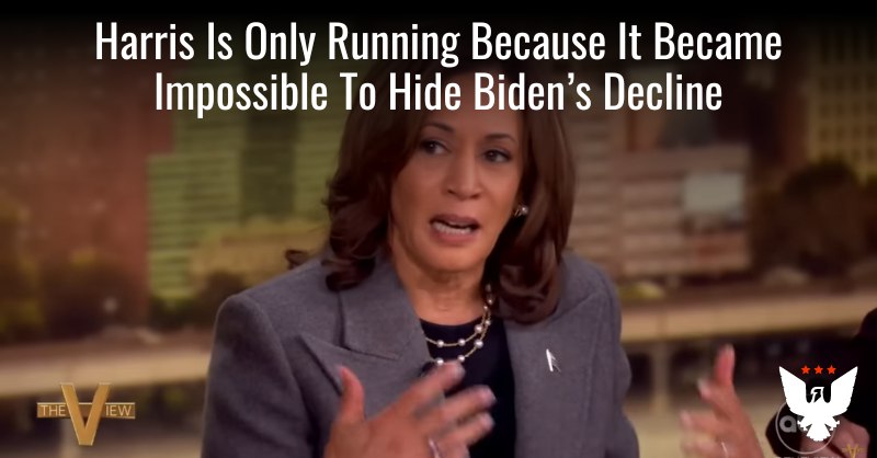 **Harris Is Only Running For President …