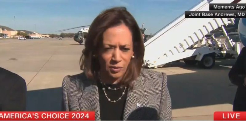 ​**Kamala Harris Makes Abrupt Statement at …