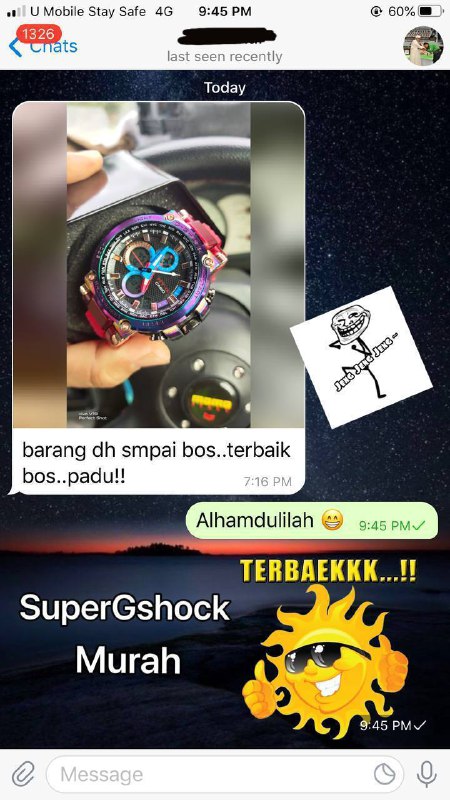 ⌚️Feedback Gshock⌚️