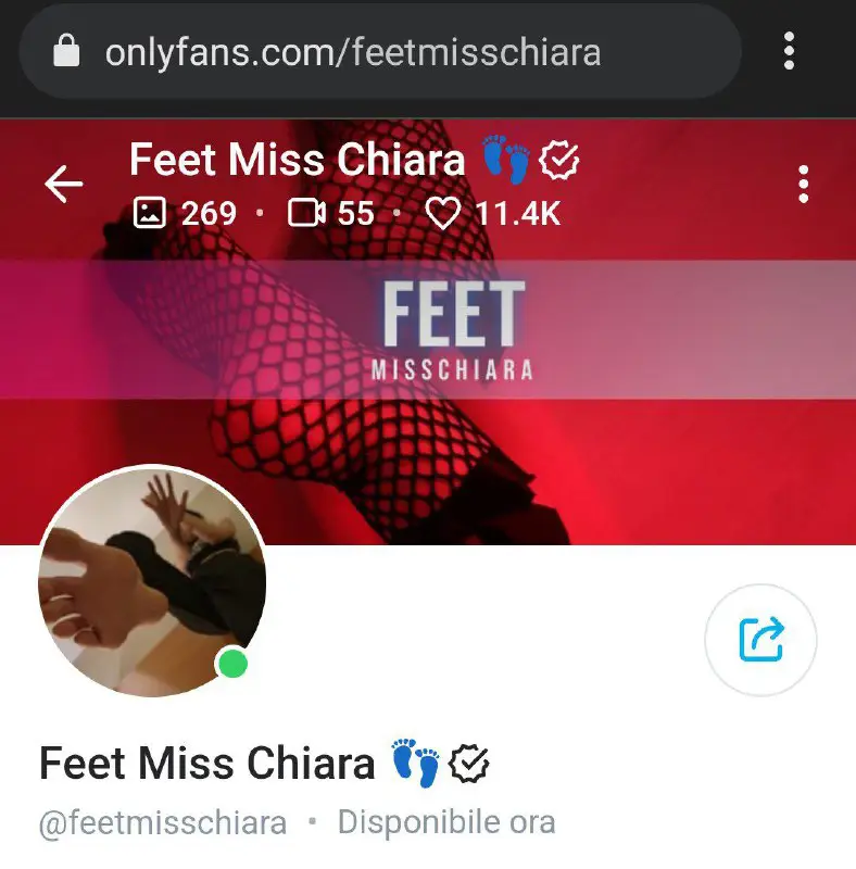 Feet Miss Chiara 👣