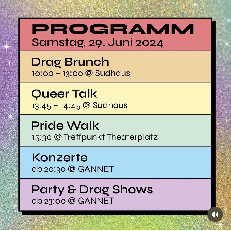 Am Samstag ist Pride und Basel …