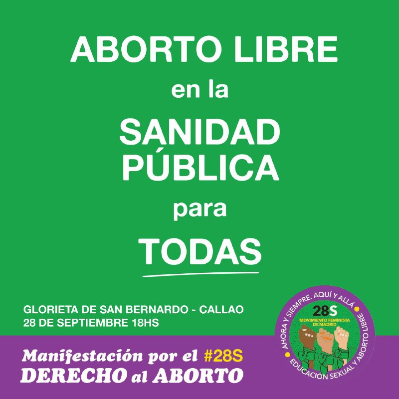 **ABORTO LIBRE EN LA SANIDAD PÚBLICA …