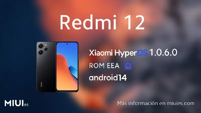 **Actualización para el Redmi 12** [ⓘ](https://miuies.com/device/fire-314)