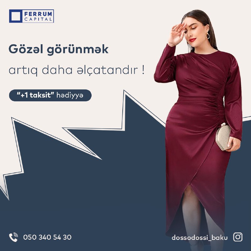 Artıq istədiyiniz geyimləri əldə etməyi sonraya …