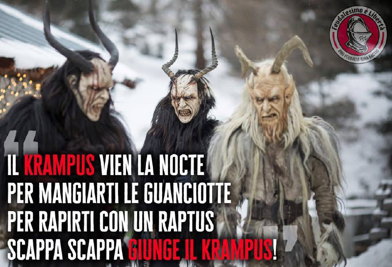 Li Krampus sunt fiere dello folklore …