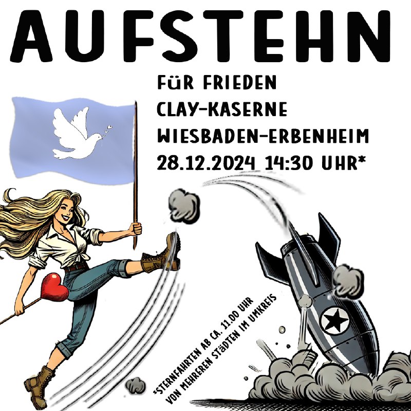 ***🕊*** **AUFSTEHN: FÜR DEN FRIEDEN** ***🕊***