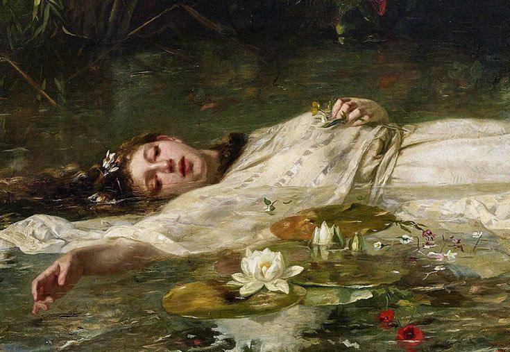 ***"Ophelia" by Friedrich Wilhelm Theodor Heyser***