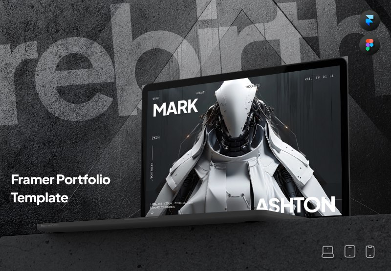 **Rebirth - Framer Portfolio Template - …