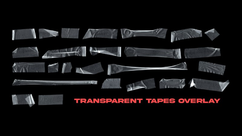 **Набор «Transparent Tapes» by** [Yash Goswami](https://www.figma.com/@yash0044)