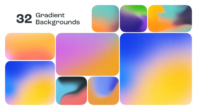 **Gradient Backgrounds** — набор градиентных фонов.