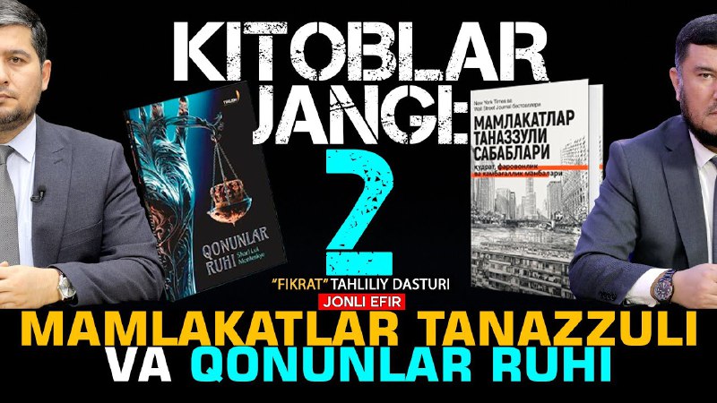 ***⁉️******⁉️******⁉️******⁉️******⁉️*** **Kitoblar “jangi”. 2-qism**