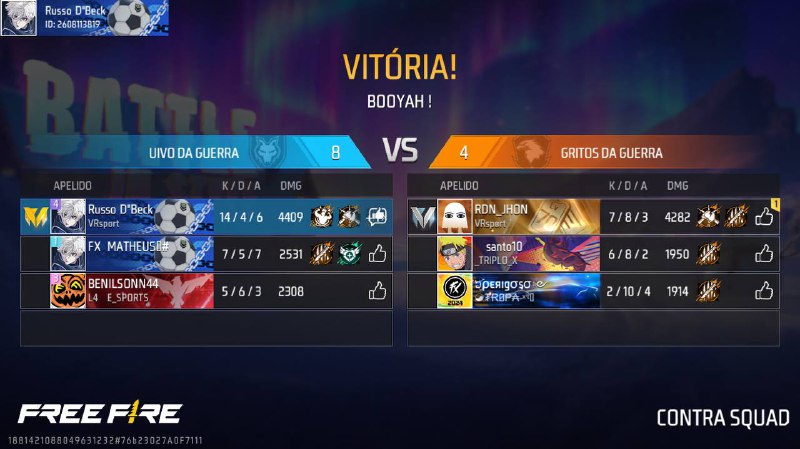 4V4 DOS CRIA 🔥🥇