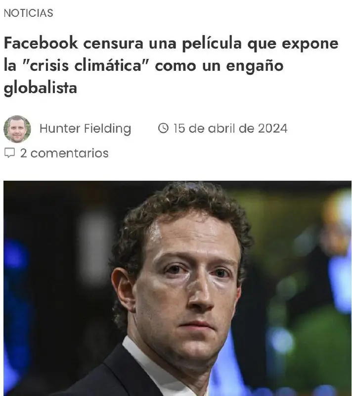 O Facebook censura um filme que …