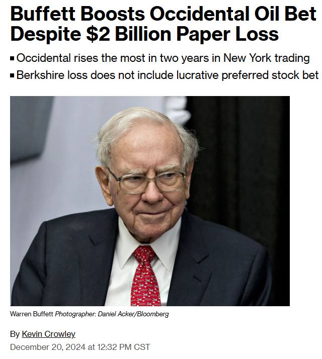 Warren Buffett's Berkshire Hathaway has lost …