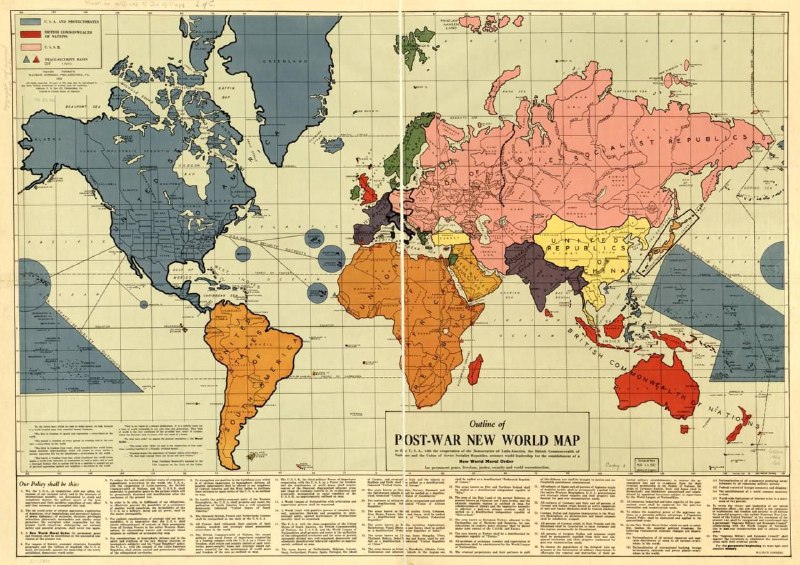 Este es un mapa de 1942 …