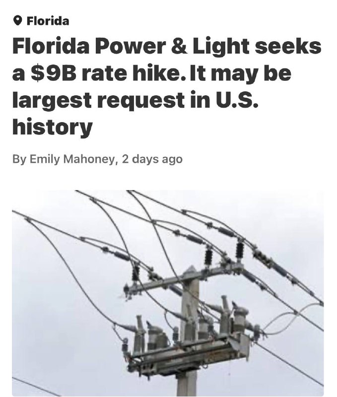 *****🤯***Florida Power &amp; Light, the state’s …