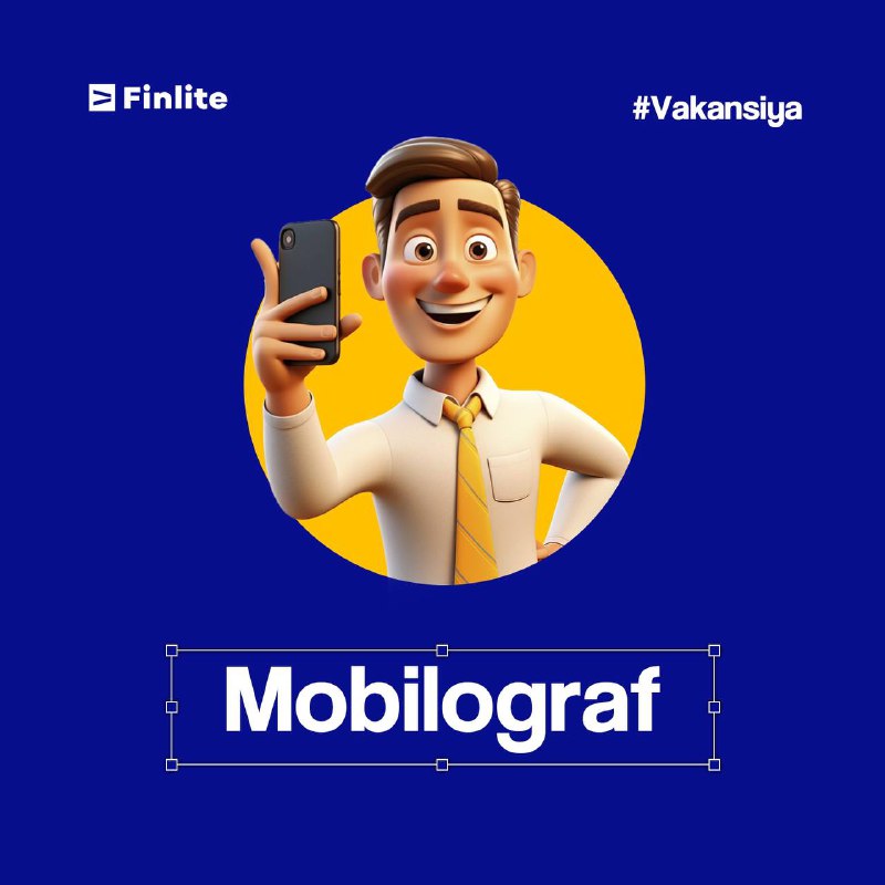 **"Finlite" Akademiyasiga Mobilograf ishga taklif qilamiz.**