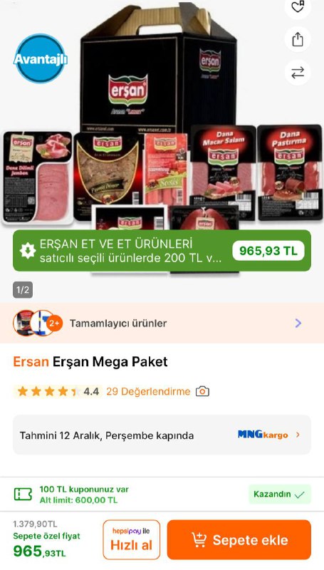 *****🔥***Ersan Erşan Mega Paket ÖZLEDİK100 kodu …