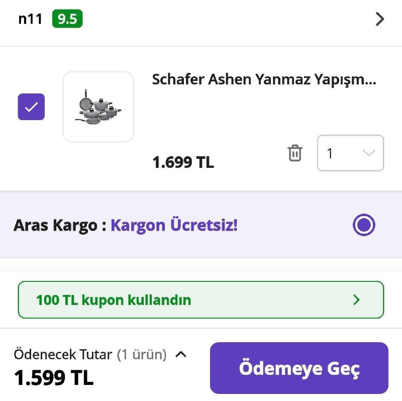 *****🔥*** Schafer Ashen Yanmaz Yapışmaz Tencere …