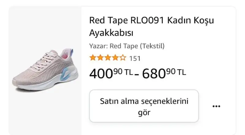 **Red Tape Kadın Koşu Ayakkabısı