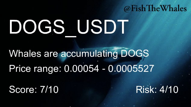 Whales are buying [#DOGS](?q=%23DOGS) ***🐳*** ***❇️***