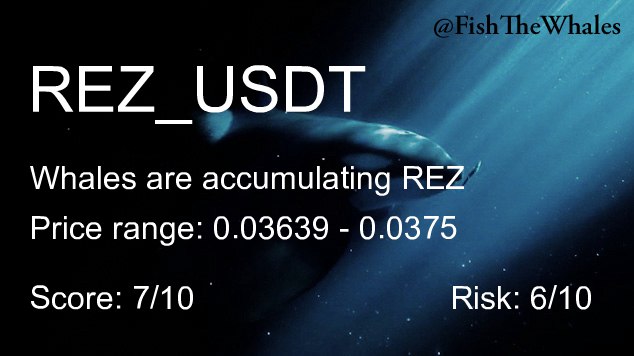 Whales are buying [#REZ](?q=%23REZ) ***🐳*** ***❇️***