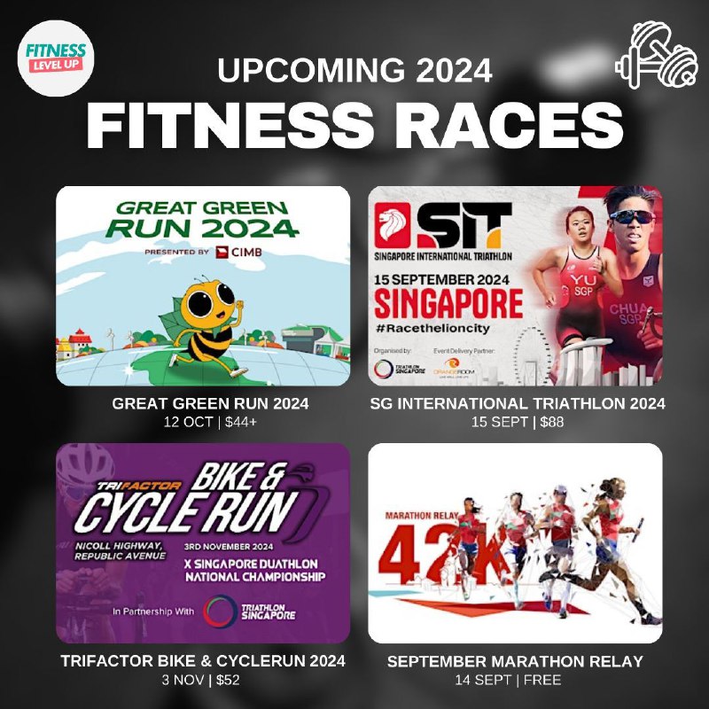 **Compilation: Upcoming Fitness Races**