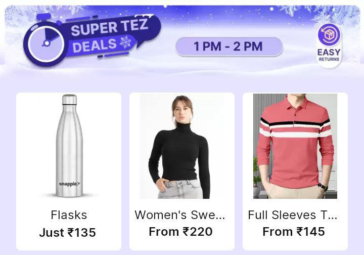 **Shopsy : Super Tez Deals Live**