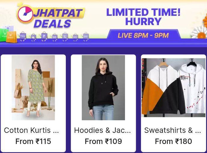 **Shopsy Jhatpat Deals**