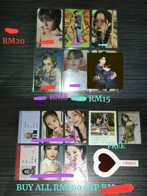 WTS MIX PHOTOCARD PC