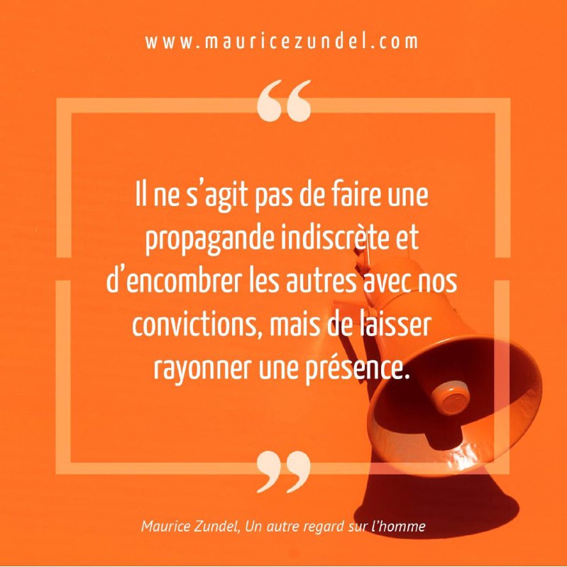 La foi selon Maurice Zundel…