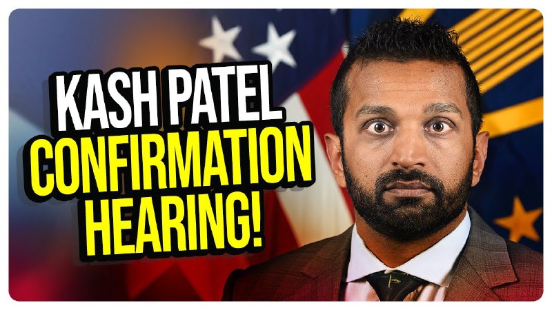 ***🔸️***Kash Patel Bestätigungsanhörung zum FBI-Direktor! https://www.youtube.com/live/mD9CVsV3zv0 …